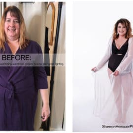 Before and After Gallery Boudoir Photographer Carlisle PA Shannon Hemauer Photography